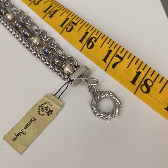 Premier Designs Megan Necklace Multi Strands Toggle Clasp Gorgeous NEW with Tag - Picture 4 of 6